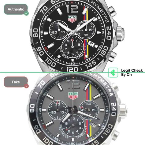 how to spot a fake tag watch|tag heuer counterfeit model.